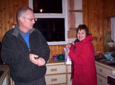 Paul and Judith brew up!