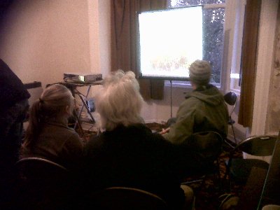 Nigel presents the talk on mushrooms and fungi.
