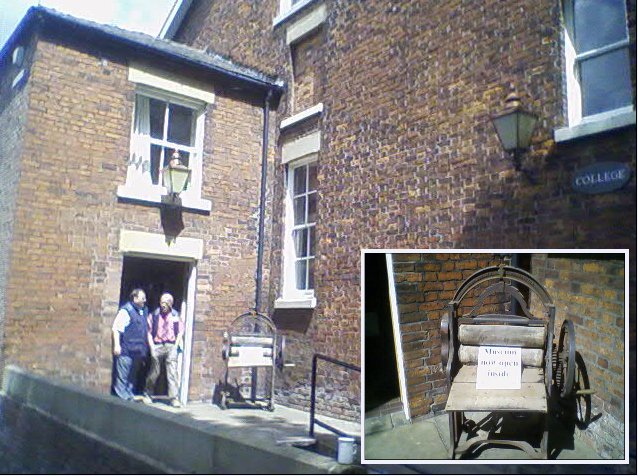 Entrance to 'the college' -site of the fair.