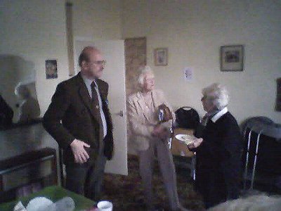 Brian Stringer,Midge Morton and Carolyn Blain at the AGM.