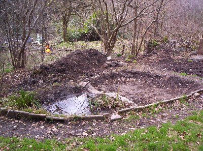 One of our new projects this year is The Bog Garden,the work has recently commenced.